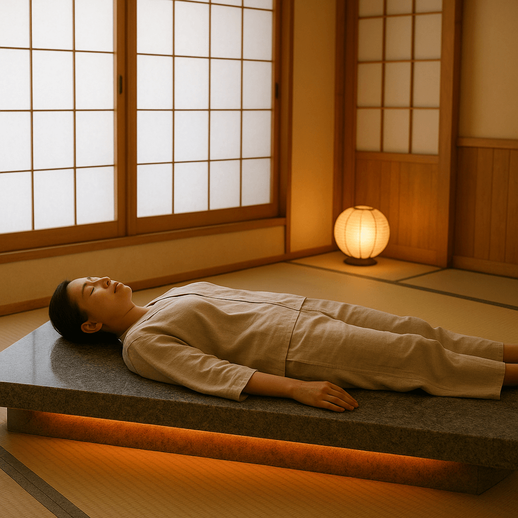 Ganbanyoku: japońska sauna skalna. na czym polega?