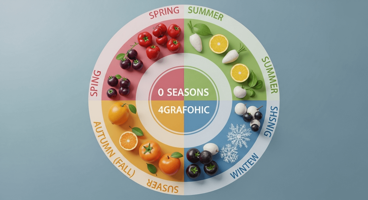 Dlaczego warto jeść sezonowo? kalendarz warzyw i owoców Jedzenie sezonowe