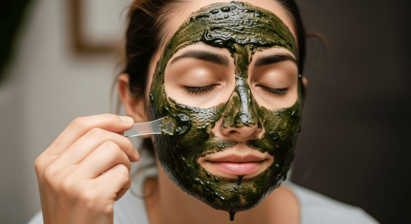 Jak przygotować i nałożyć maskę algową typu peel-off w domu?