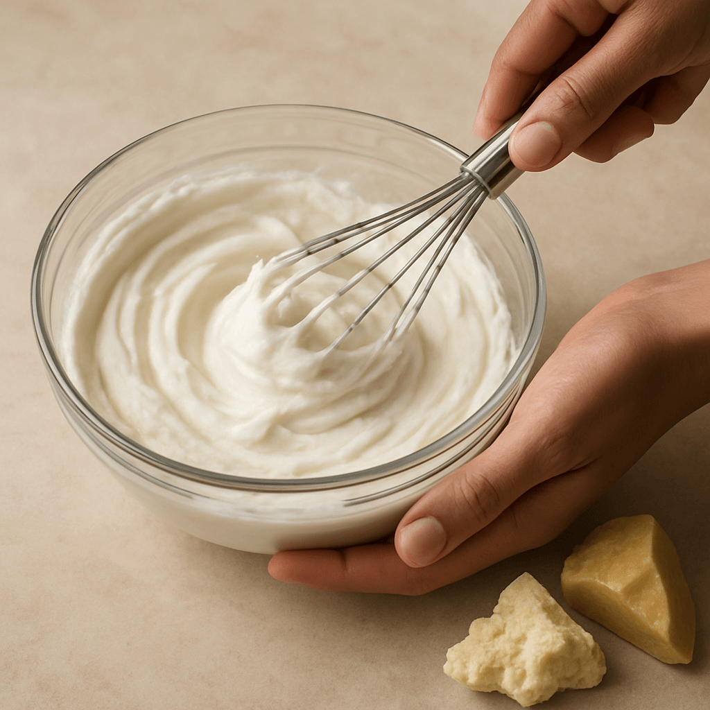 Jak zrobić odżywczy balsam do ciała z masła shea i masła kakaowego?