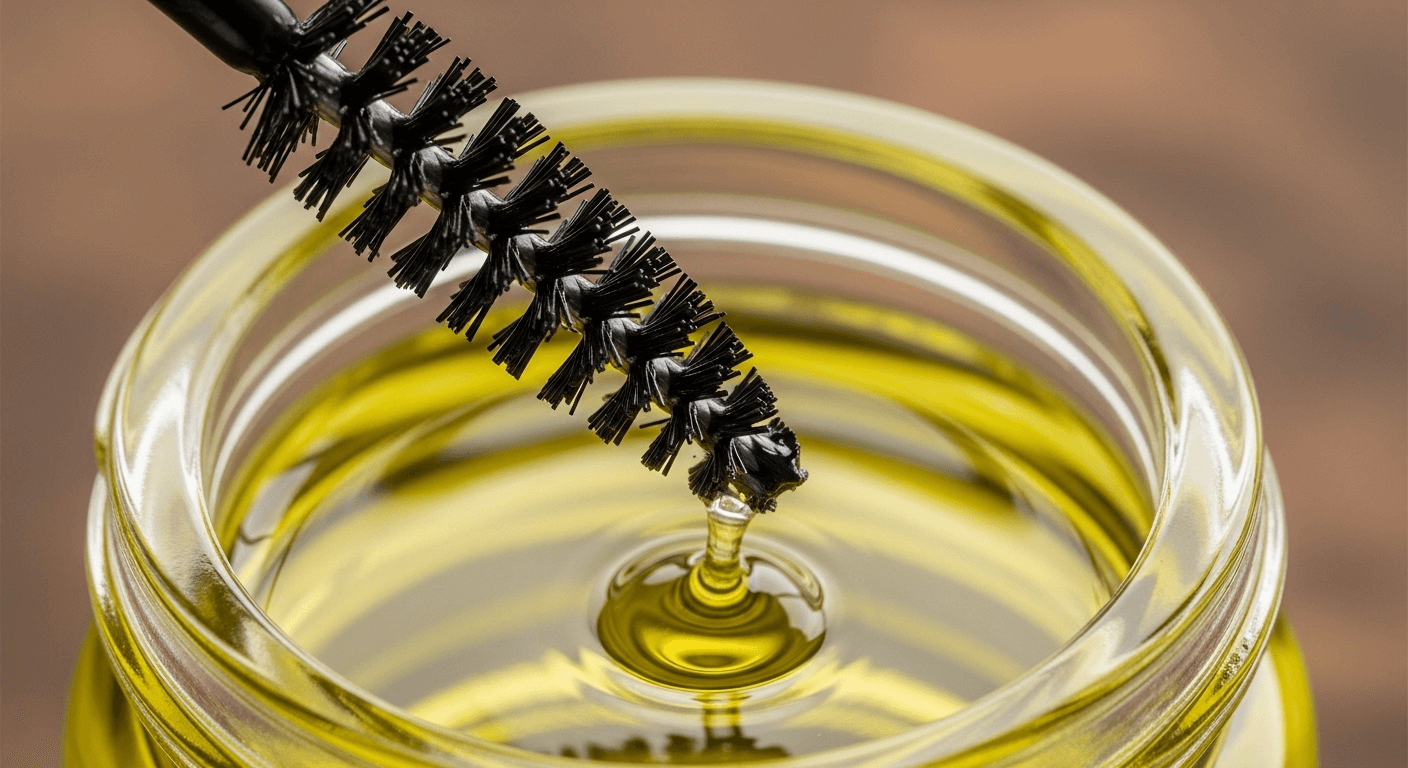 Jak zrobić domową odżywkę do rzęs z olejku rycynowego?