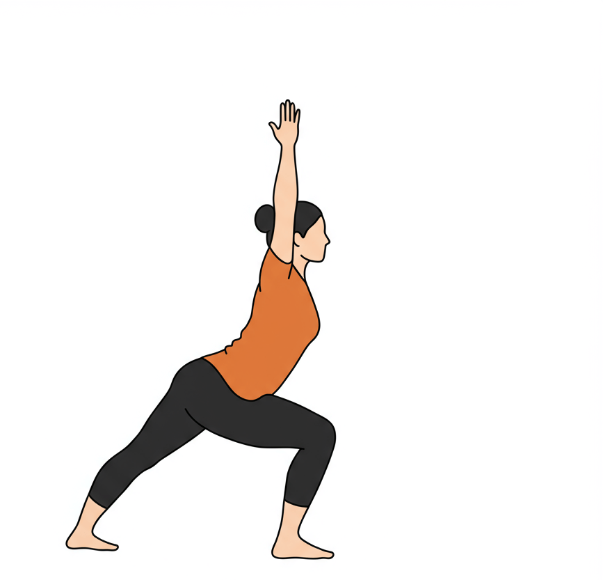 Półlotos (Ardha Padmasana)