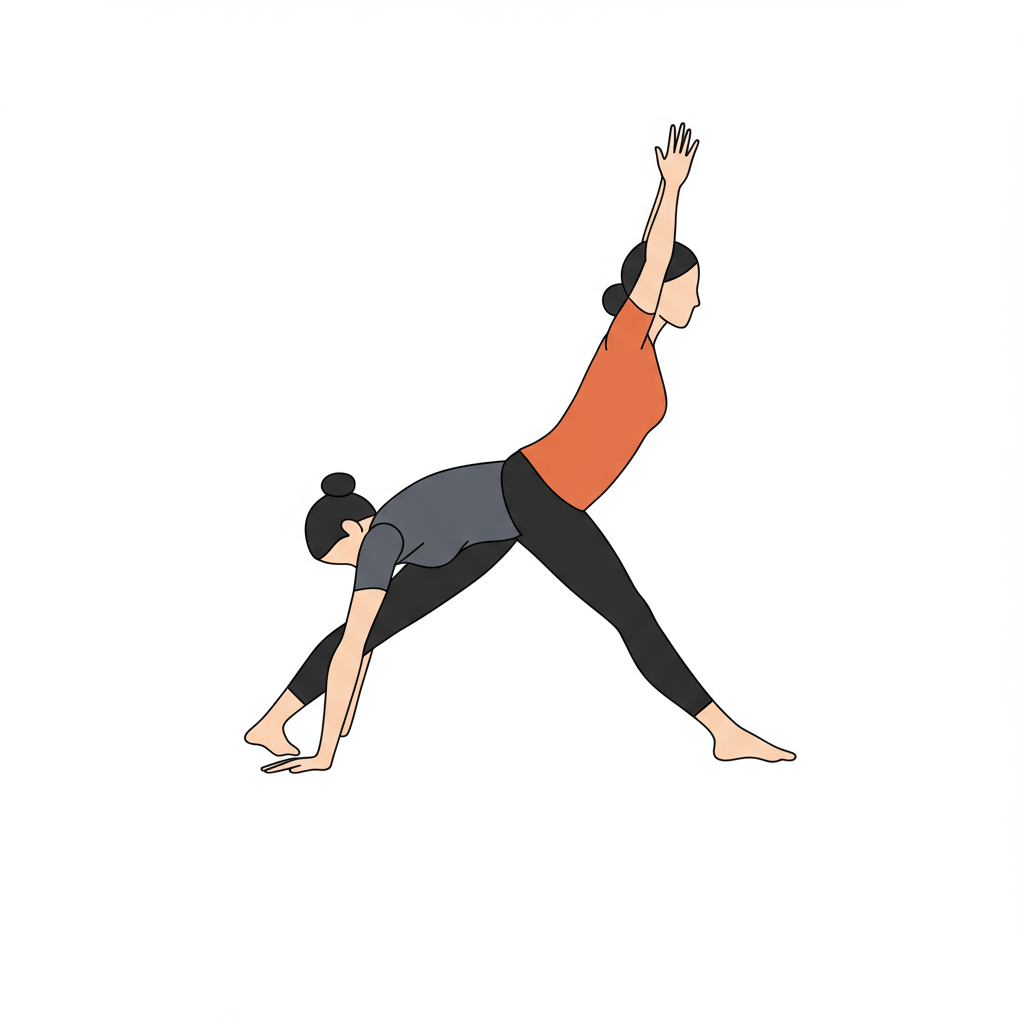 Pozycja góry ze wzniesionymi rękami (Urdhva Hastasana)