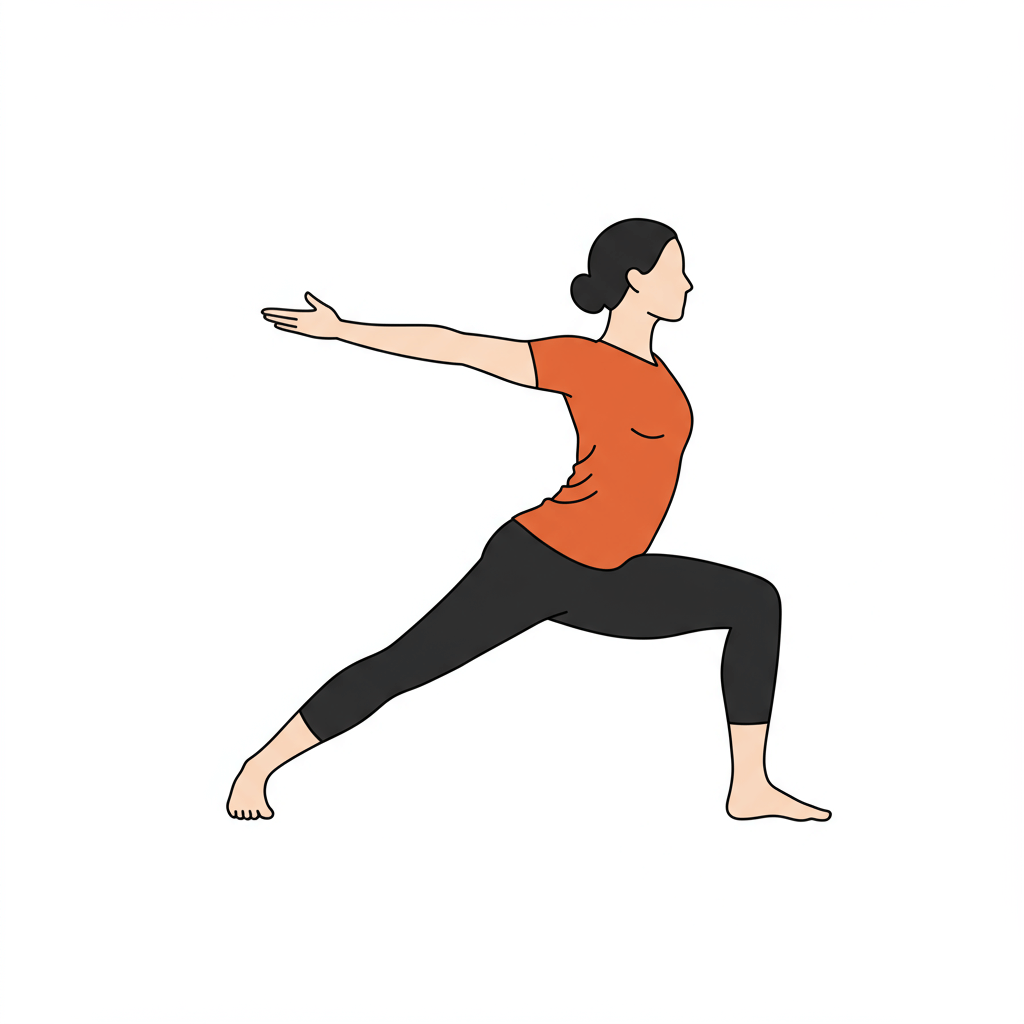 Pozycja odwróconego wojownika (Viparita Virabhadrasana)