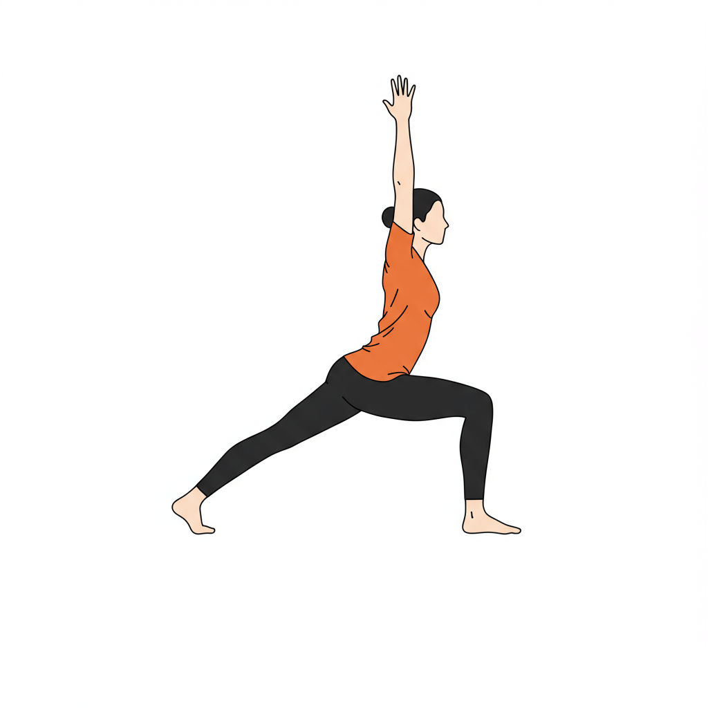 Pozycja półksiężyca (Ardha Chandrasana)