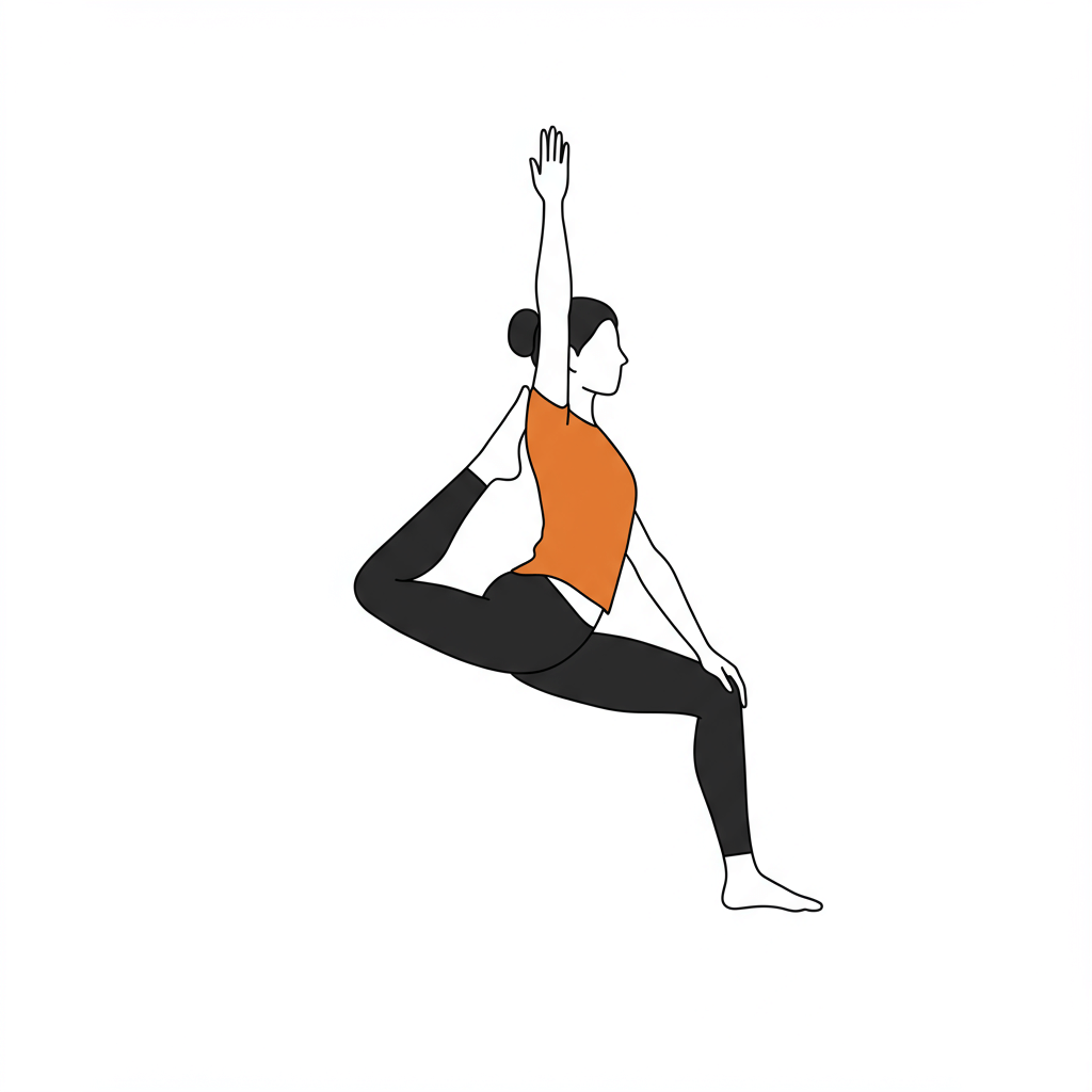 Pozycja tancerza (Natarajasana)