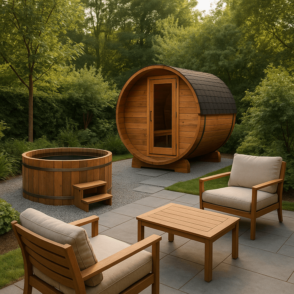 Sauna na podwórku