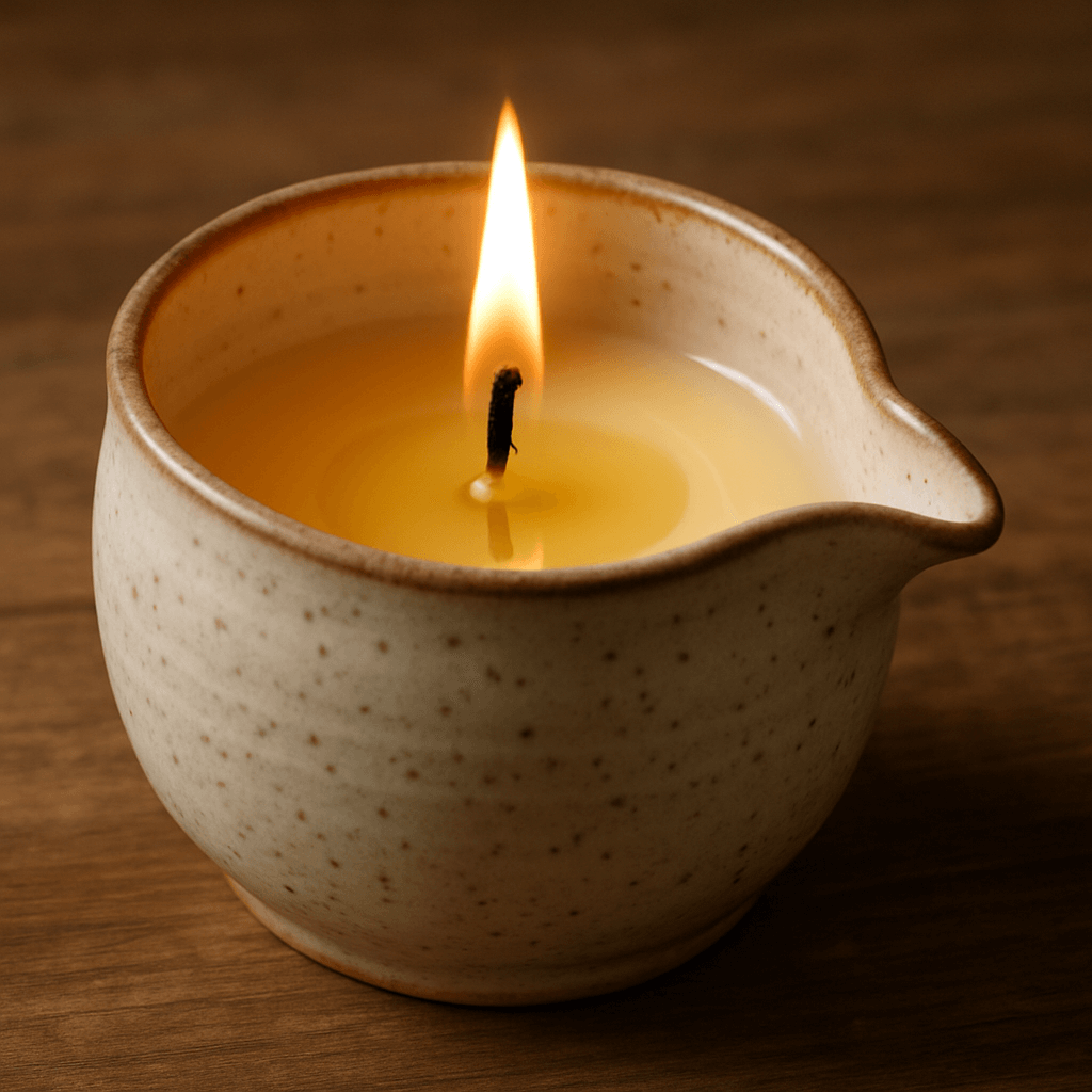 Jak zrobić własną świecę do masażu z naturalnych wosków i olejków?