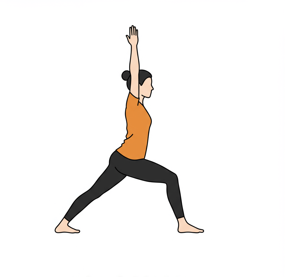 Wojownik II (Virabhadrasana II)