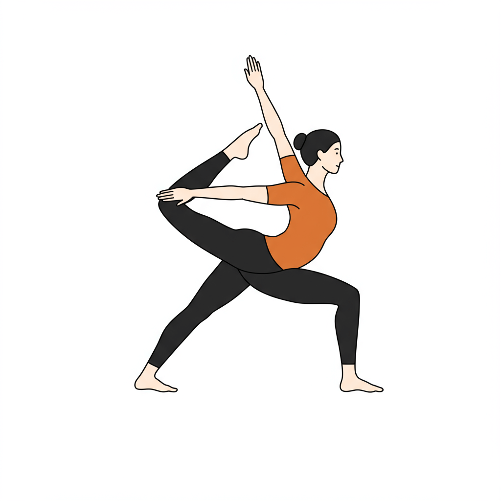 Wznoszenie nóg (Urdhva Prasarita Padasana)