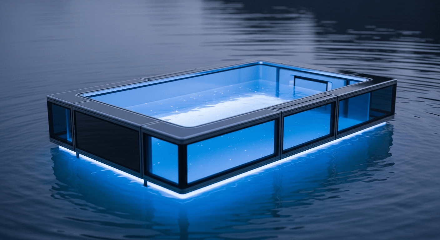 floating