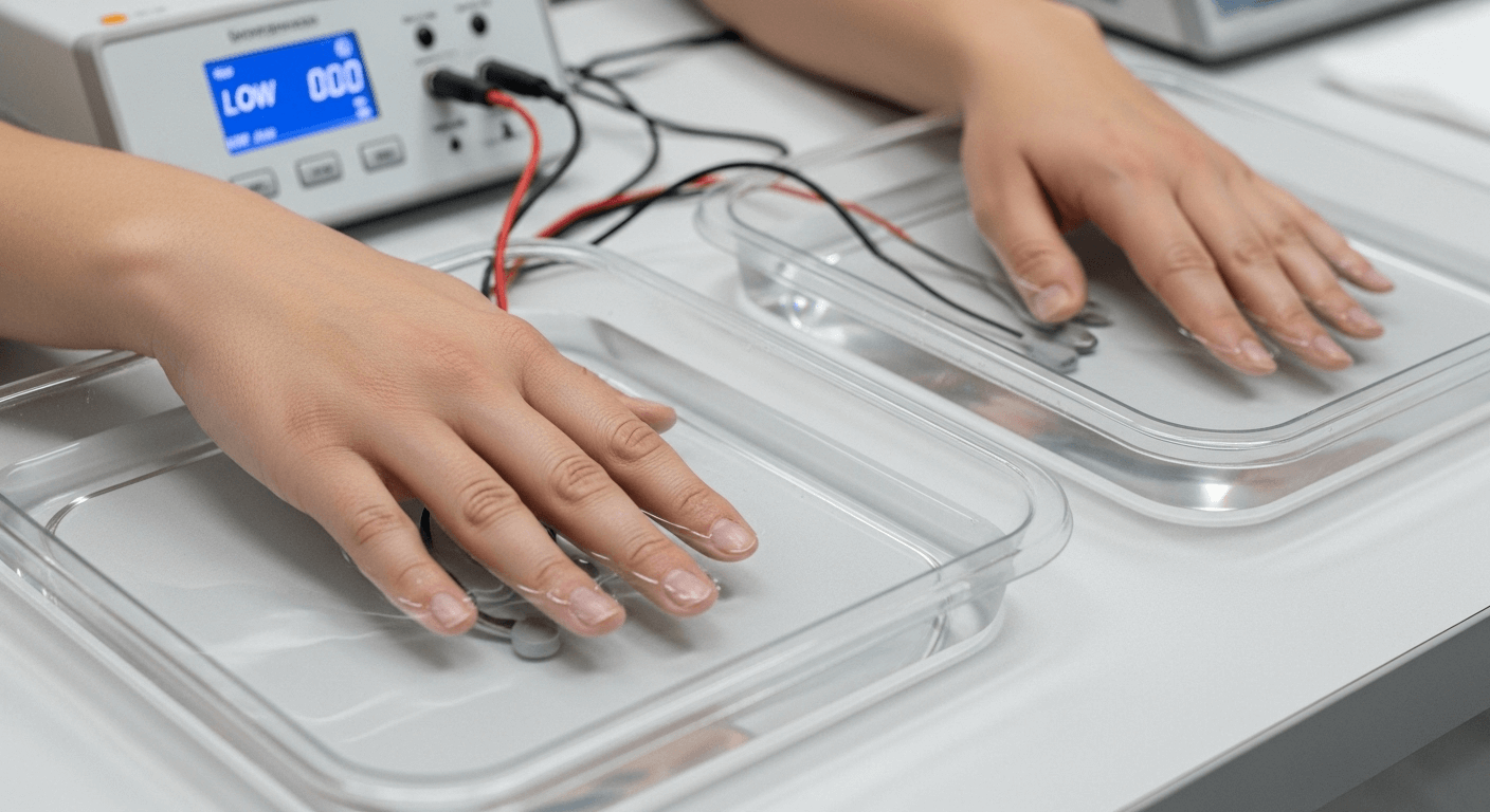 Zabiegi na nadmierną potliwość dłoni i stóp