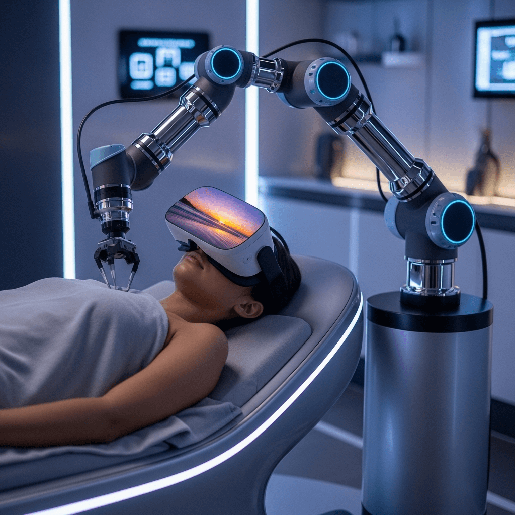 Przyszłość masażu: roboty masujące i wirtualna rzeczywistość w SPA